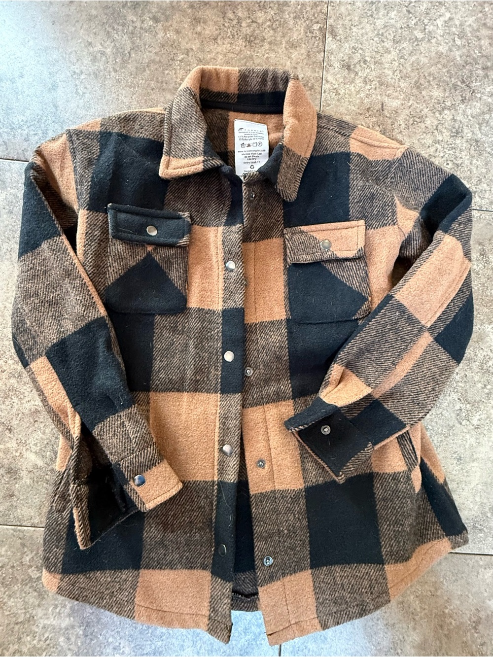 Girls Flannel jacket
